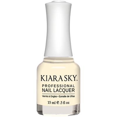 Kiara Sky - Nail Lacquer - White Peach 0.5 oz - #N645