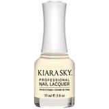 Kiara Sky - Nail Lacquer - White Peach 0.5 oz - #N645