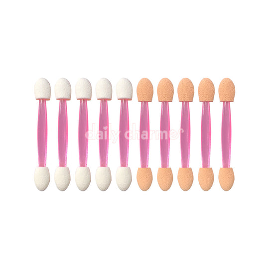 Daily Charme - Pink Chrome Powder Sponge Applicators - 10 PC