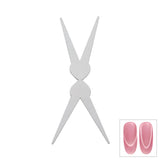 MelodySusie - 1440Pcs Multi-faceted Nail Rhinestones - WhiteAB