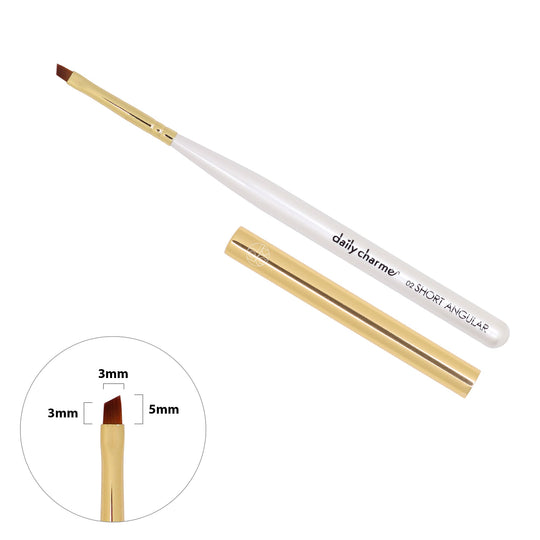 Daily Charme - Nail Art Brush - 02 Short Angular