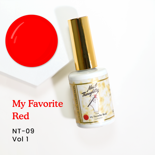 Nail Thoughts Color Gel - My Favorite Red - #NT-09