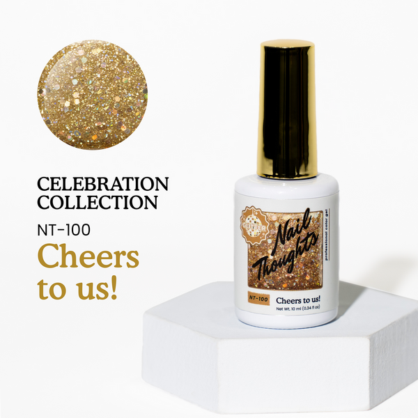 Nail Thoughts Color Gel - Cheers to us! - #NT - 100