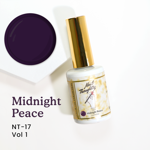 Nail Thoughts Color Gel - Midnight Peace - #NT-17