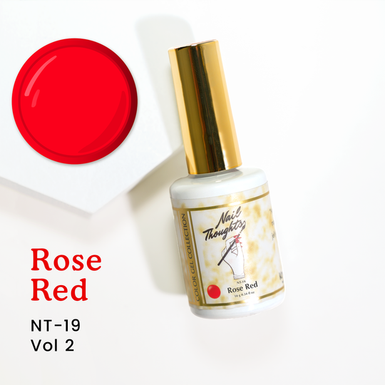 Nail Thoughts Color Gel - Rose Red - #NT-19