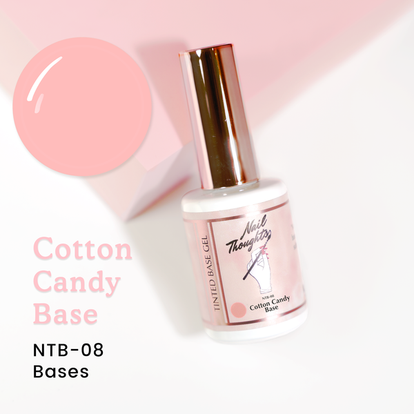 Nail Thoughts Tinted Base Gel - Cotton Candy Base - #NTB-08