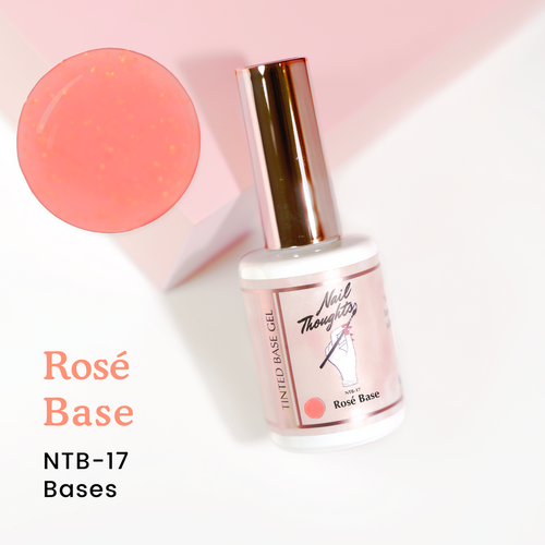 Nail Thoughts Tinted Base Gel - Rosé Base - #NTB-17