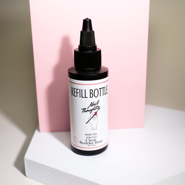 Nail Thoughts - Refill Bottles - Clear Builder - #NTB-R