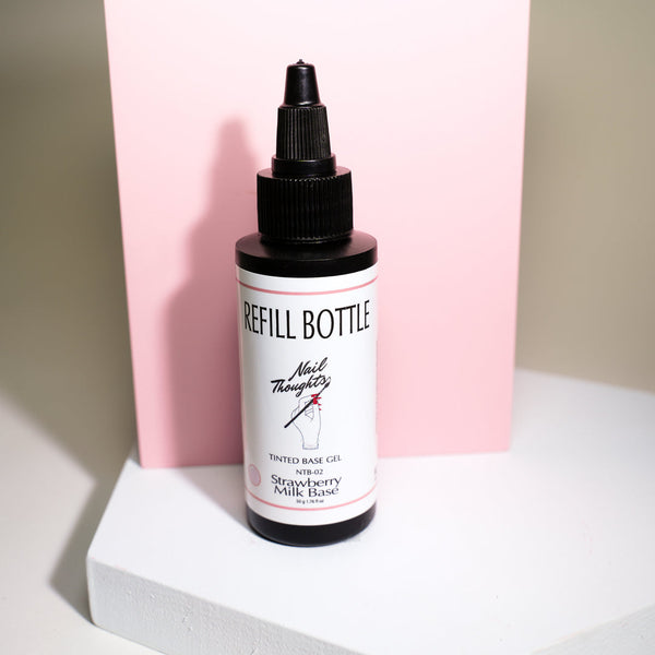 Nail Thoughts - Refill Bottles - Strawberry Milk Base - #NTB-R02
