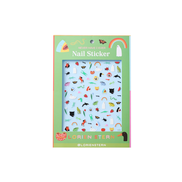 Never Have I Ever - Natural World Nail Stickers By Lorien Stern Bugs