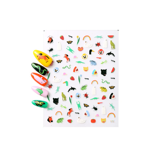 Never Have I Ever - Natural World Nail Stickers By Lorien Stern