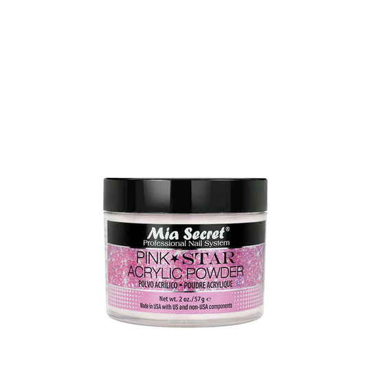 Mia Secret - Pink Stars Acrylic Powder For Nails 2 Oz