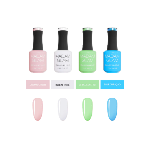 Madam Glam - Gel Polish - Pastel Spritz Creme Bundle