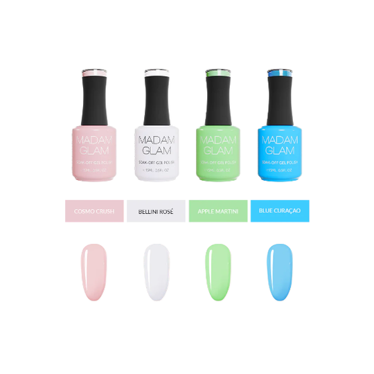 Madam Glam - Gel Polish - Pastel Spritz Creme Bundle