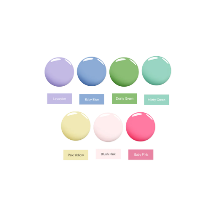 Madam Glam - Pastel Art Gel Paints Bundle