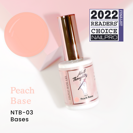 Nail Thoughts Tinted Base Gel - Peach Base - #NTB-03