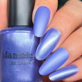 Maniology - Stamping Nail Polish - Satin Slumber: Silk Sheets (P177) - Purple Smooth Metallic