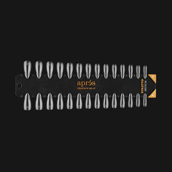 Apres - Gel-X Tip Swatch: Natural/Sculpted Stiletto Medium