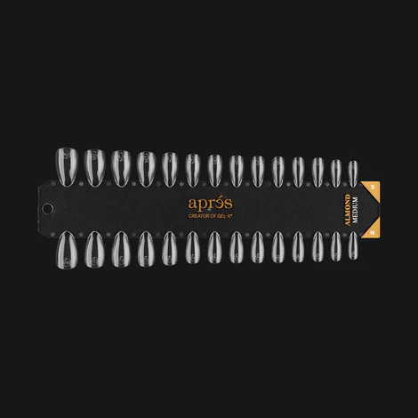 Apres - Gel-X Tip Swatch: Natural/Sculpted Almond Medium