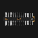 Apres - Gel-X Tip Swatch: Sculpted Coffin/Square Extra Long