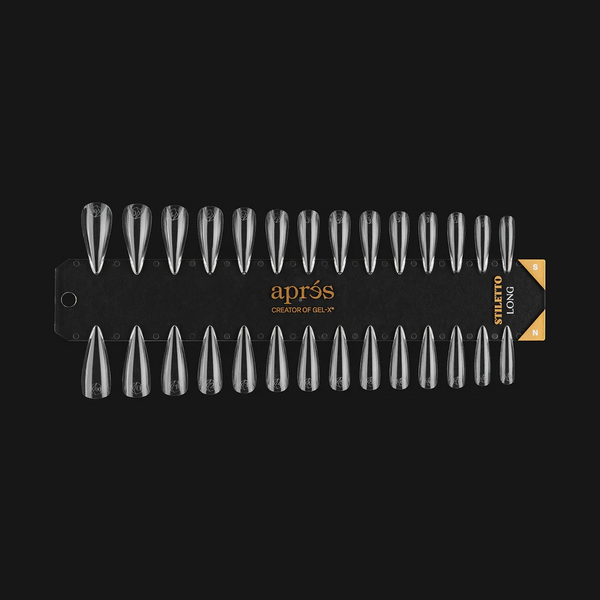 Apres - Gel-X Tip Swatch: Natural/Sculpted Stiletto Long