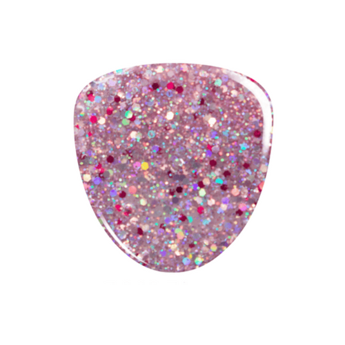 Revel Nail - Dip Powder Pizzazz Pink Glitter 0.5 oz - #J902D