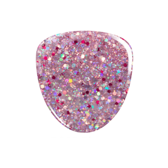 Revel Nail - Dip Powder Pizzazz Pink Glitter 0.5 oz - #J902D