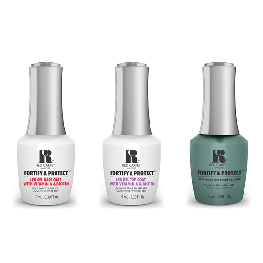 Red Carpet Manicure - Fortify & Protect Combo - Base, Top & Boundary Breaker 0.3 oz