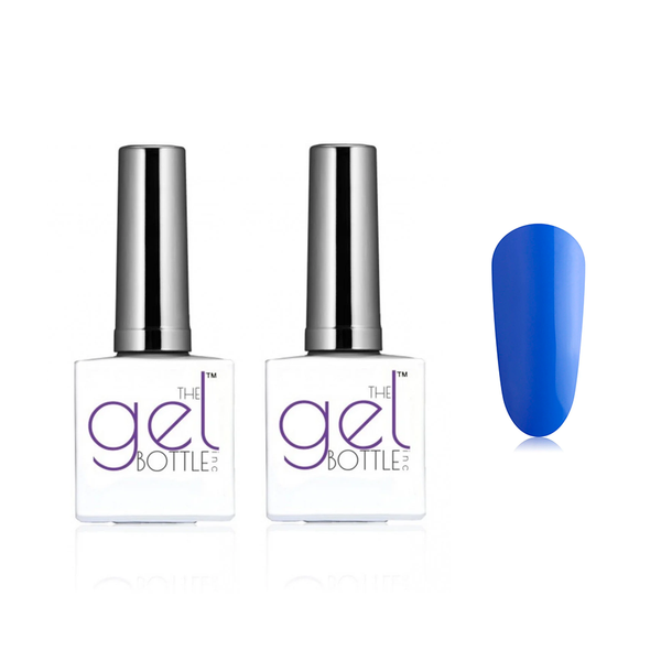 The GelBottle Inc - Gel Combo - Rubber Base, Extreme Shine Top & Blue Steel