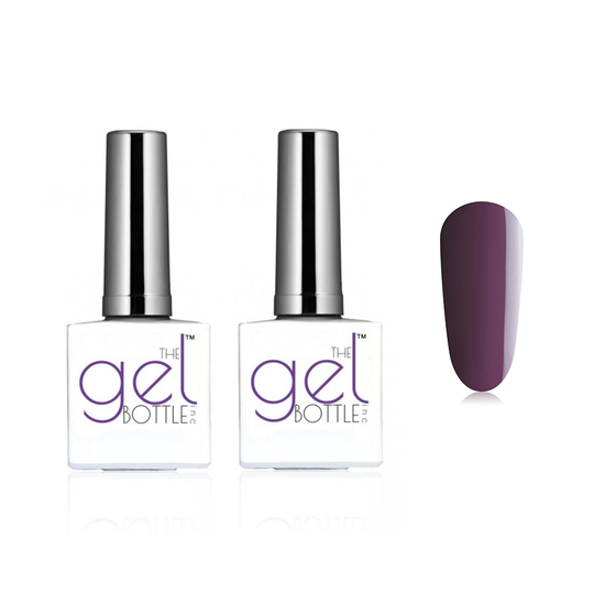 The GelBottle Inc - Gel Combo - Rubber Base, Extreme Shine Top & Boysenberry