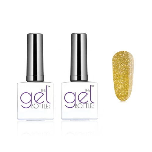 The GelBottle Inc - Gel Combo - Rubber Base, Extreme Shine Top & Goldie