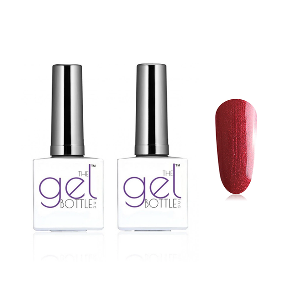 The GelBottle Inc - Gel Combo - Rubber Base, Extreme Shine Top & Ruby Port 