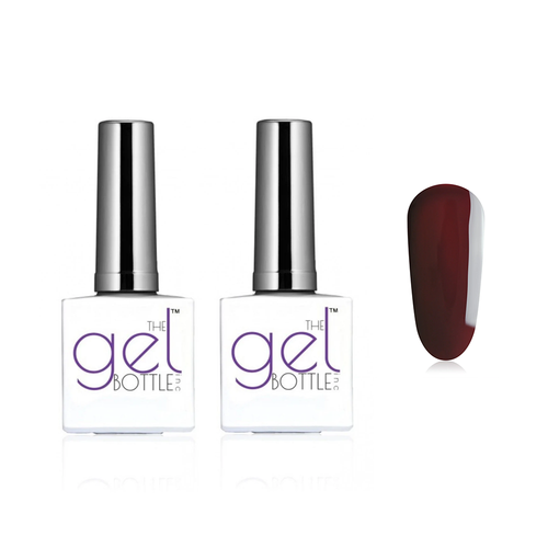 The GelBottle Inc - Gel Combo - Rubber Base, Extreme Shine Top & Velvet Red