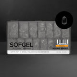 SOFGEL - Softips Pro XV Natural Round Short - (600 Pcs)