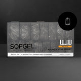 SOFGEL - Softips Pro XV Natural Round Extra Short - (600 Pcs)