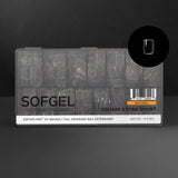 SOFGEL - Softips Pro XV Natural Square Extra Short - (600 Pcs)