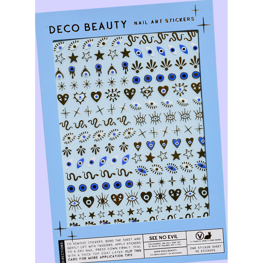 Deco Beauty - Nail Art Stickers - See No Evil