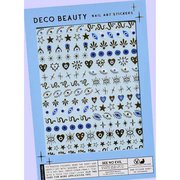 Deco Beauty - Nail Art Stickers - See No Evil