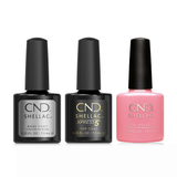 CND - Shellac Xpress5 Combo - Base, Top & Gotcha (0.25 oz)