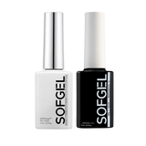 SOFGEL - Tip Adhesive Gel + Top Coat Bundle