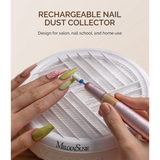 MelodySusie - SProR Cordless & Rechargeable Nail Dust Collector - White