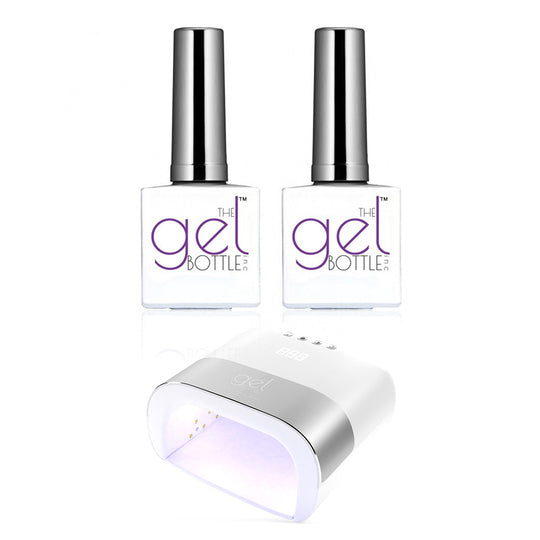 The GelBottle Inc - Gel Starter Kit - Top, Base, & Lamp
