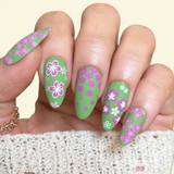 Maniology - Stamping Plate - Sakura Showers (M663) - Nail Stamping Plate