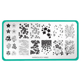 Maniology - Stamping Plate - Sakura Showers (M663) - Nail Stamping Plate