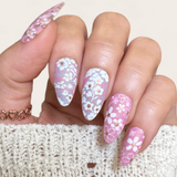 Maniology - Stamping Plate - Sakura Showers (M663) - Nail Stamping Plate