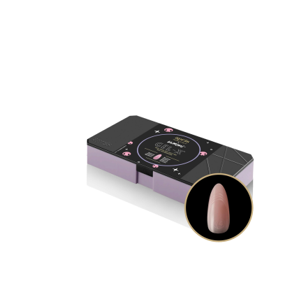 Apres - Neutral Gel-X - Kuromi x Apres - French Natural Almond Medium (280 pcs)