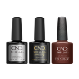 CND - Shellac Xpress5 Combo - Base, Top & Kiss From A Rose (0.25 oz)