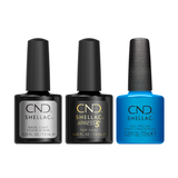 CND - Shellac Xpress5 Combo - Base, Top & What's Old Is Blue Again (0.25 oz)
