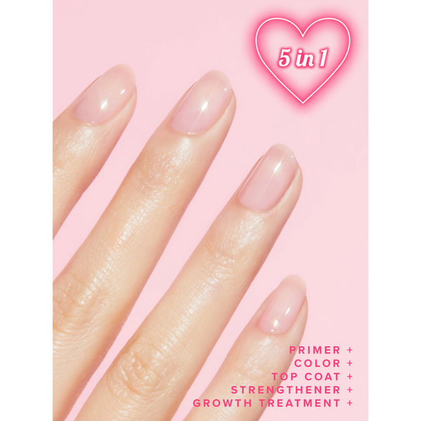 Static Nails - 5 In 1 Rapid Growth Treatment - Signiture Pink