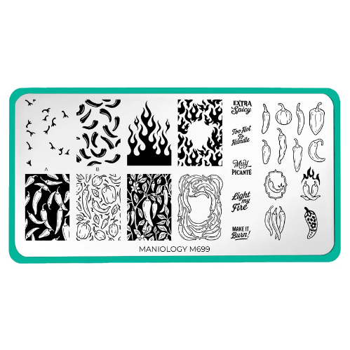 Maniology - Stamping Plate - Spice Of Life #M699